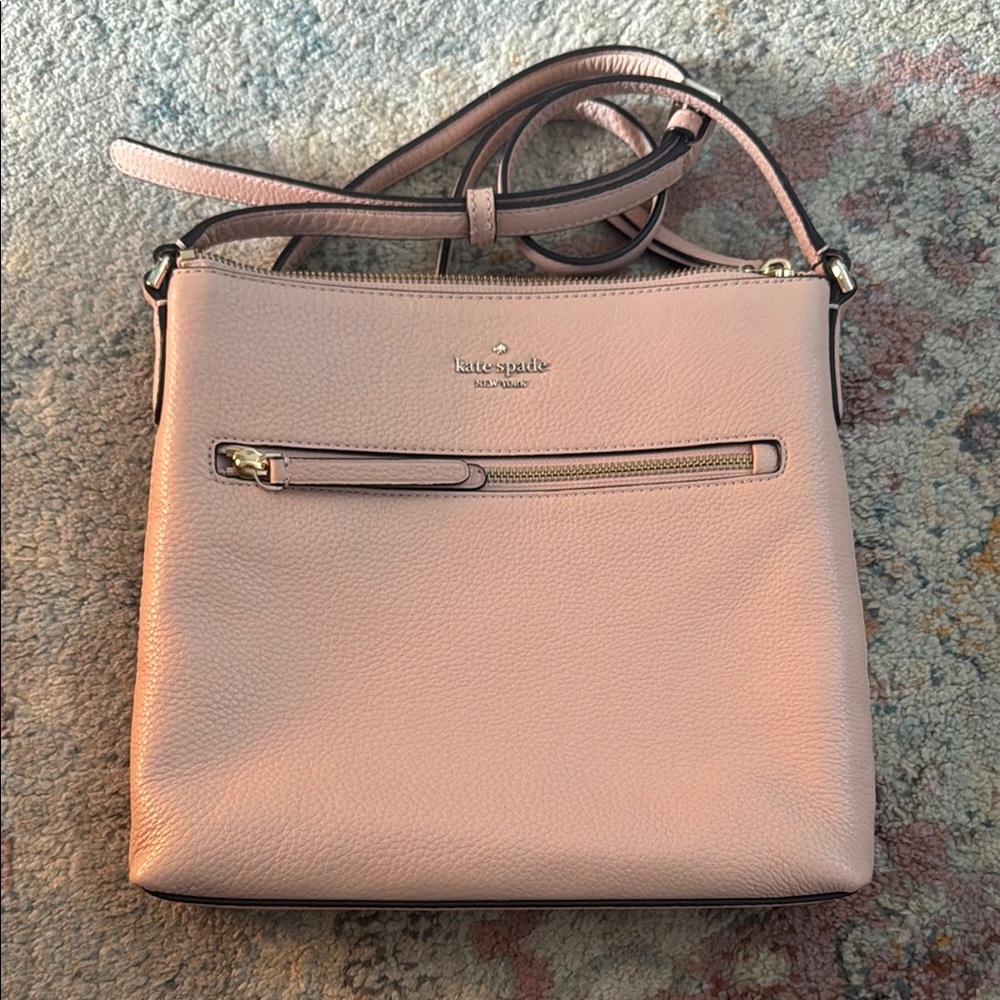 Kate Spade Pink Leather Crossbody Bag
